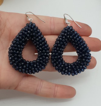 glassberry braam lot oorbellen donker blauw_2